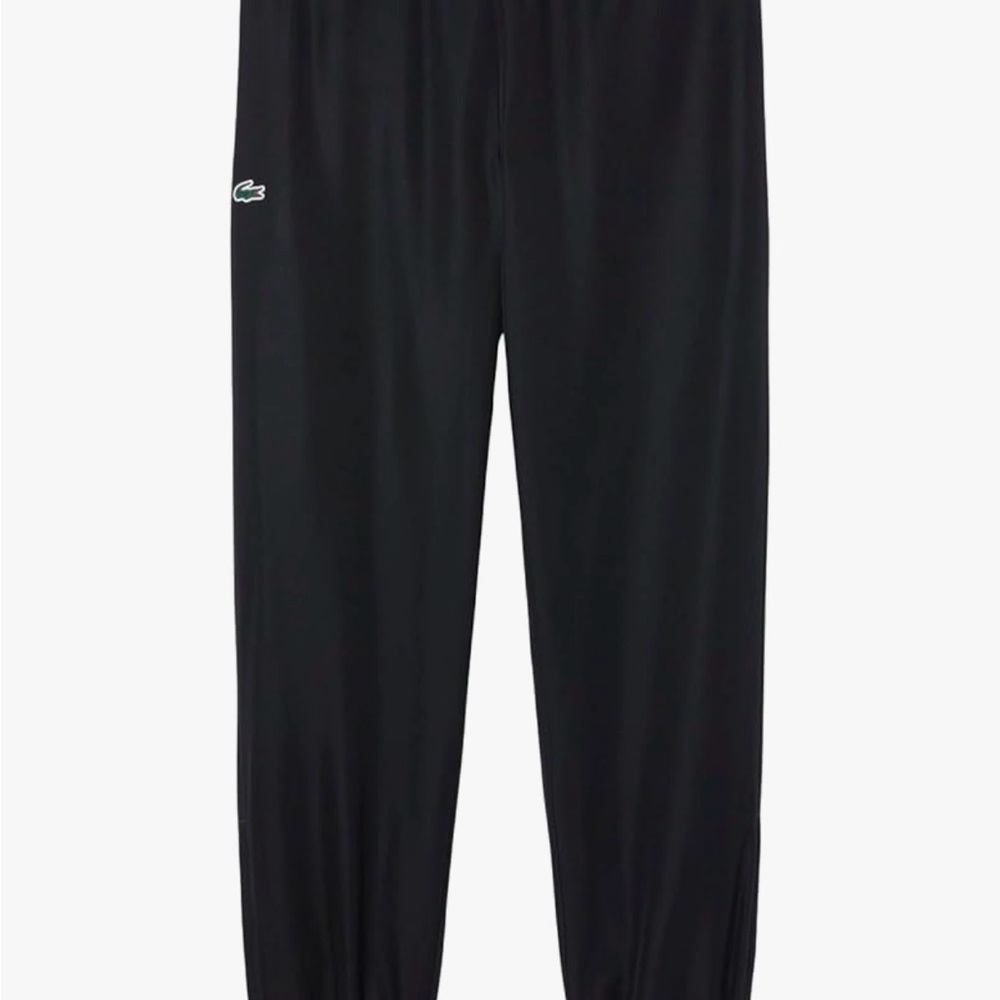Lacoste Black Relaxed-Fit Sport Pants with White Drawcords  4XL. -  C5